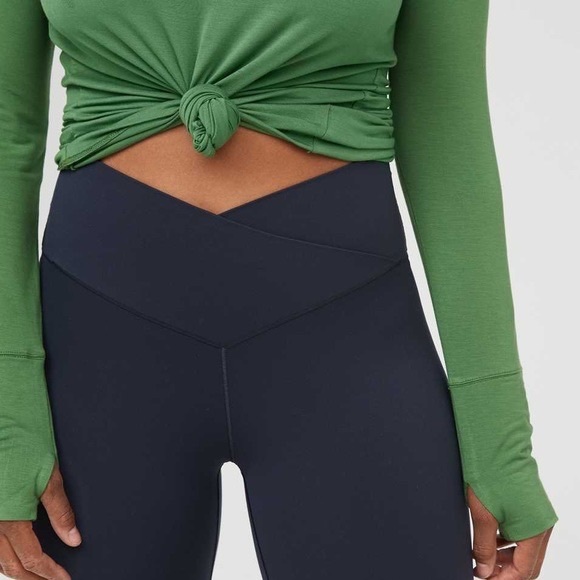 Aerie Offline Real Me High Waist Crossover Leggings - Picture 1 of 11